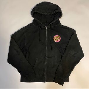 Santa Cruz zip up hoodie